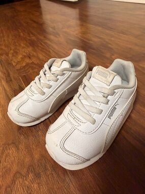 PUMA Toddler White Classic Sneakers